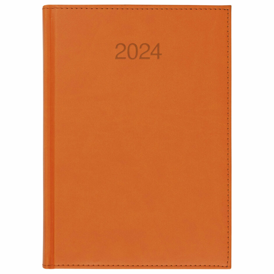 kalendarz książkowy a6 pomarańczowy