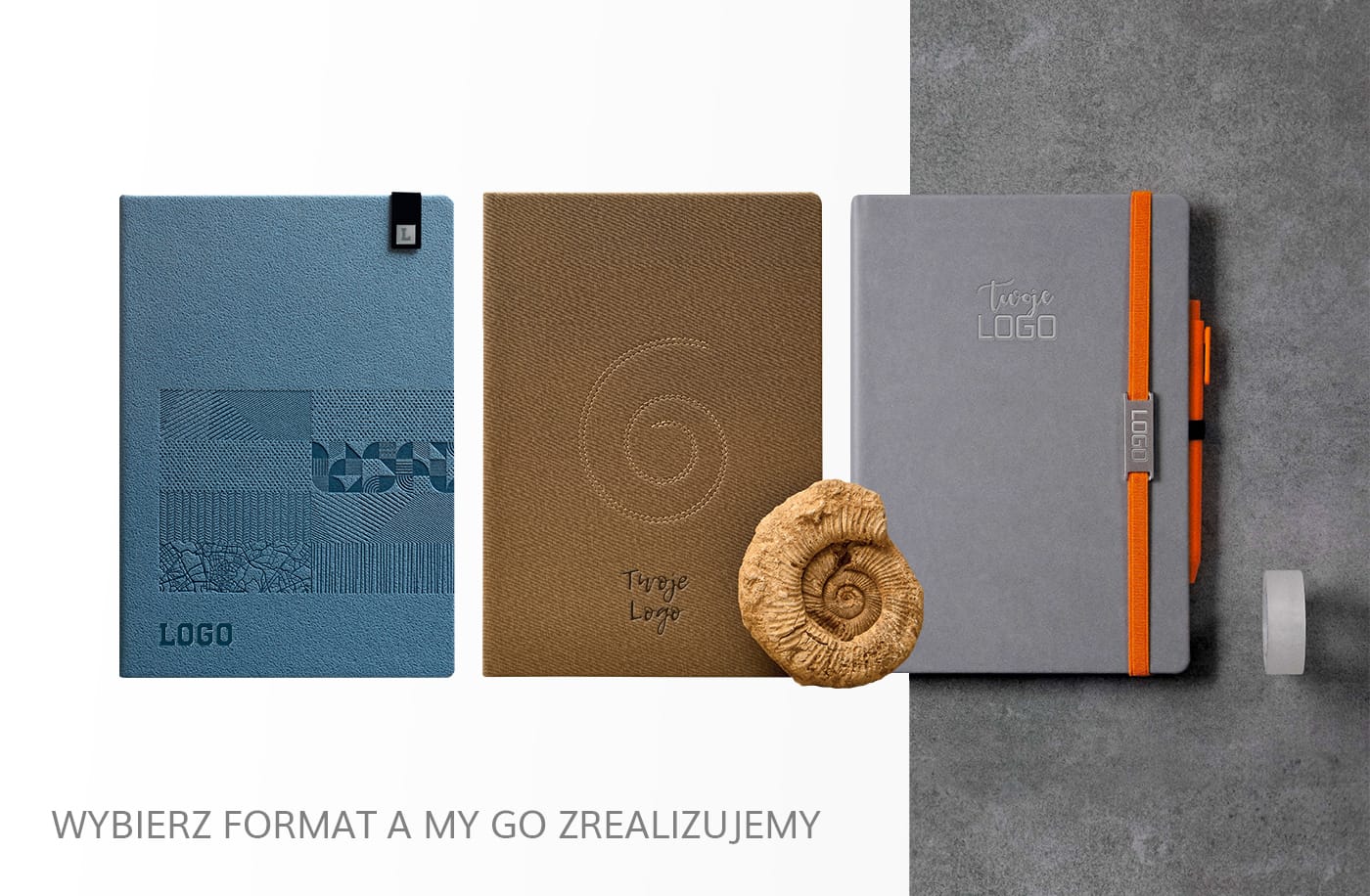 notesy firmowe z logo
